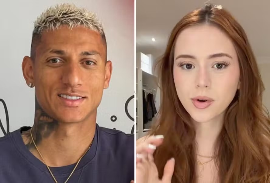 Richarlison se justifica após polêmica do microvestido da namorada e comentário viraliza na web