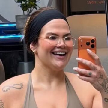 Thais Carla surge de roupa ‘coladinha’ e web se impressiona com emagrecimento: ‘Chocada’