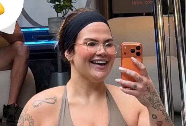 Thais Carla surge de roupa ‘coladinha’ e web se impressiona com emagrecimento: ‘Chocada’