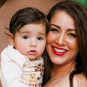 Nana Gouvêa abre álbum da festa de aniversário do neto caçula