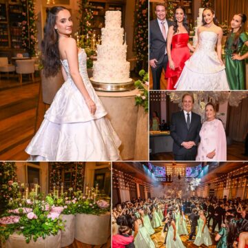 Filha dos médicos Marianna Andrade e Samir Dracoulakis celebra 15 anos no Palacete Tirachapéu; veja fotos