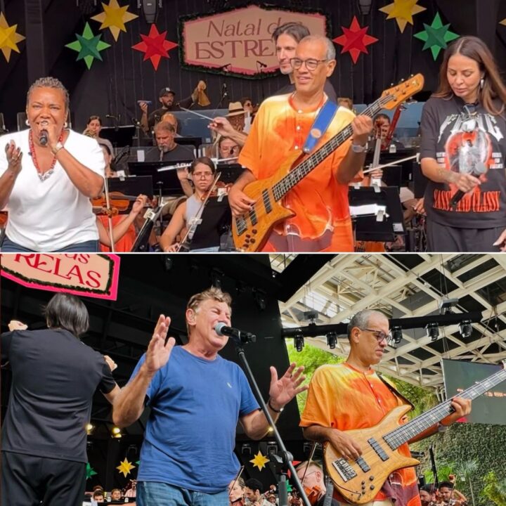 Margareth Menezes e Alinne Rosa ensaiam antes de Concerto de Natal da Osba; veja vídeo