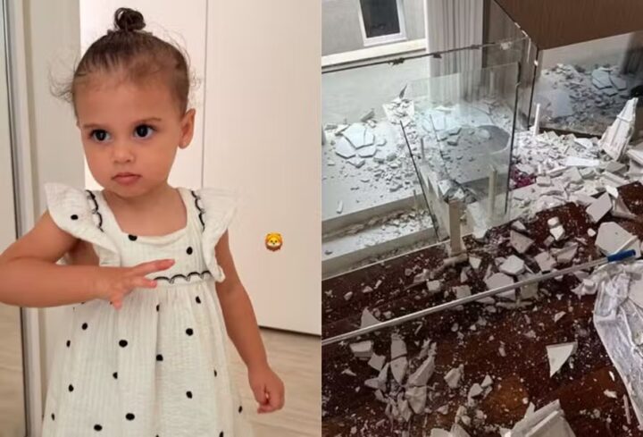 Amanda Kimberlly mostra Helena, sua filha com Neymar, após susto em casa