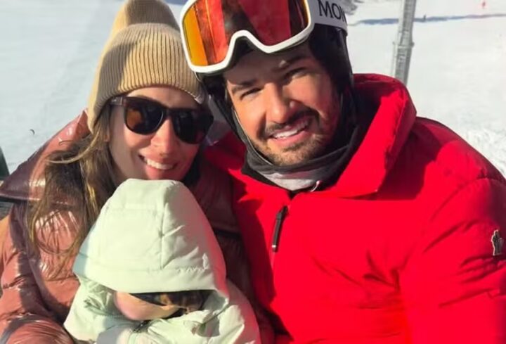 Alexandre Pato se derrete por Rebeca Abravanel, filha de Silvio Santos, em álbum de viagem