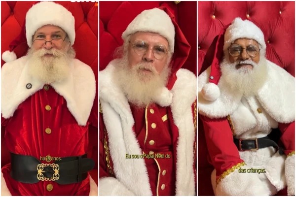 De lavrador a psicanalista: o que fazem os Papais Noéis dos shoppings de Salvador