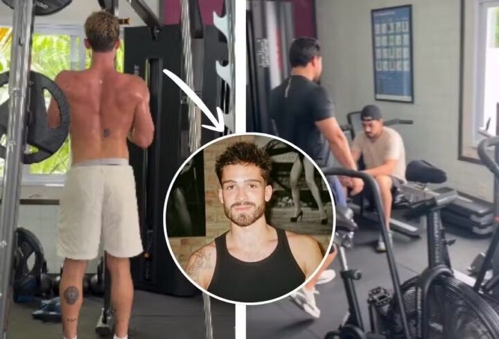 Poliana Rocha mostra momento fitness com os filhos: ‘Faltou Zé Felipe’