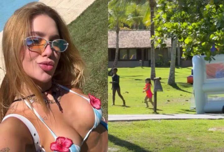 Virginia Fonseca curte tarde ensolarada em Trancoso com os filhos