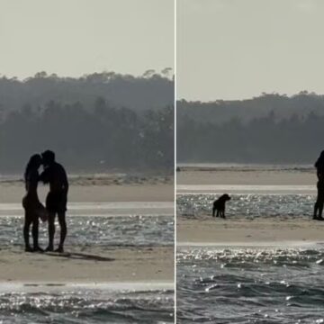 Shawn Mendes e Bruna Marquezine são flagrados se beijando em Alagoas