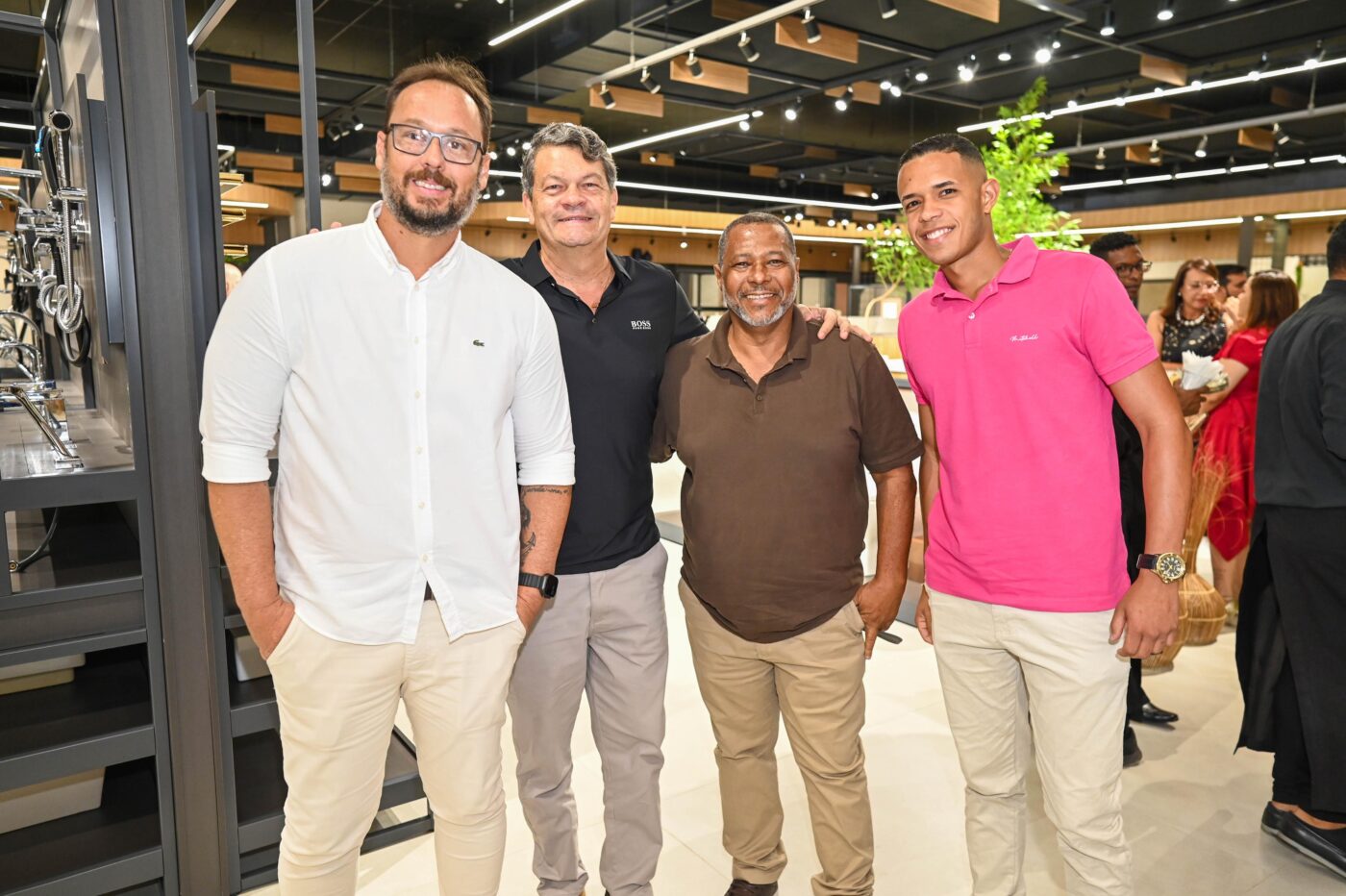 Eduardo Sapucaia, Fábio Santiago, Sérgio Evangelista e João Damasceno