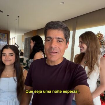 Em mensagem de Natal, ACM Neto reúne família e reage a brincadeira da filha: “Quem é Natalina?”