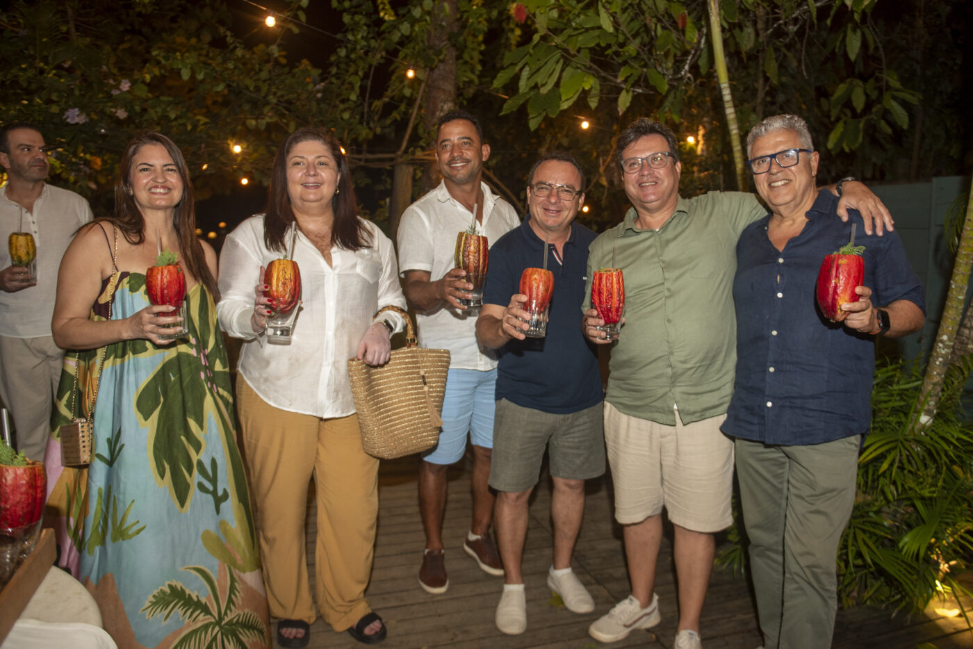 Adriana Sá, Patrícia Melo, Jeferson Costa, Pascoal Gonçalves, Alexandre Almeida e Eloy Campagnoni