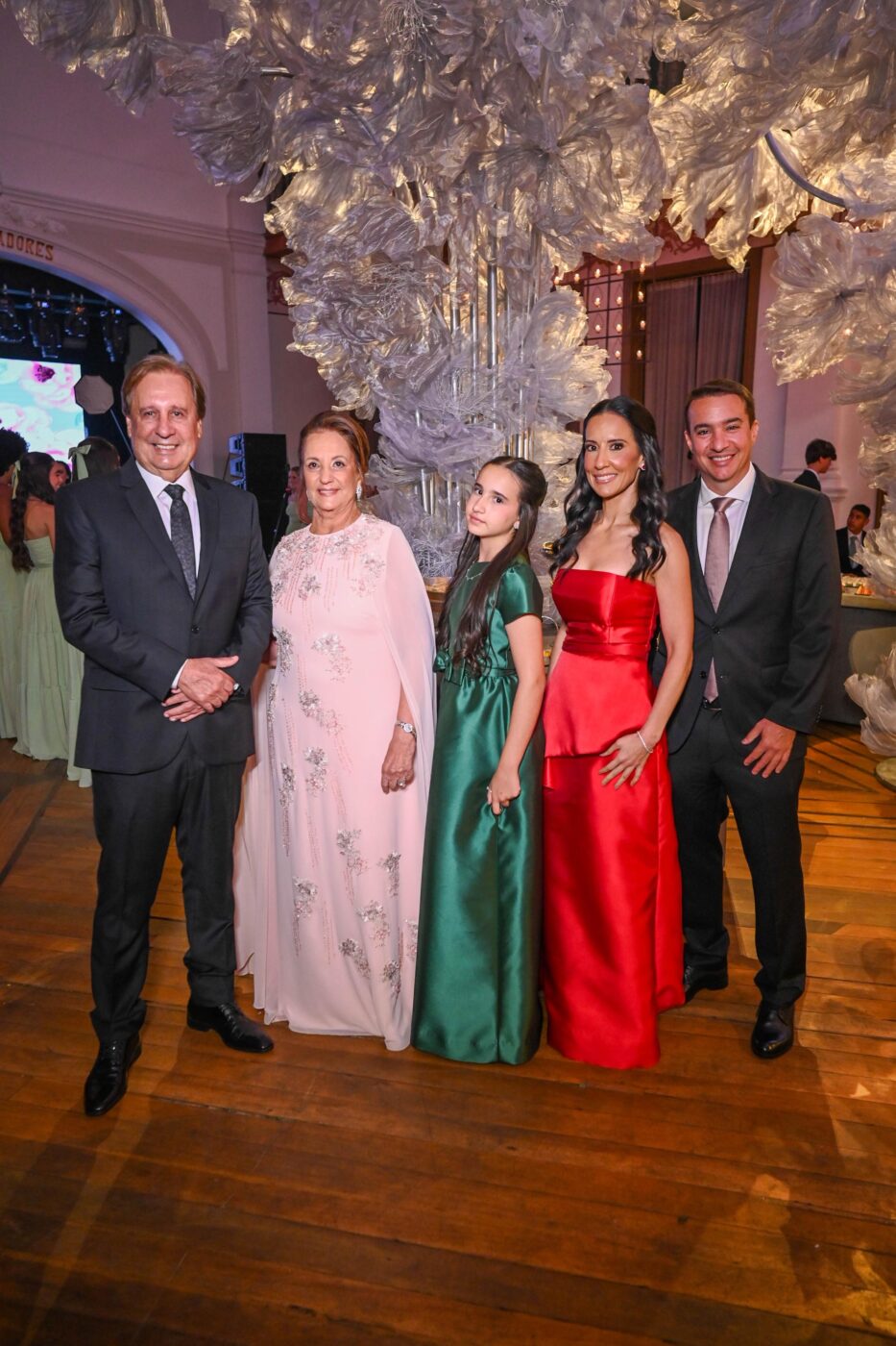 Jadelson, Tania Andrade, Rafaella Andrade Dracoulakis, Marianna Andrade e Samir Dracoulakis