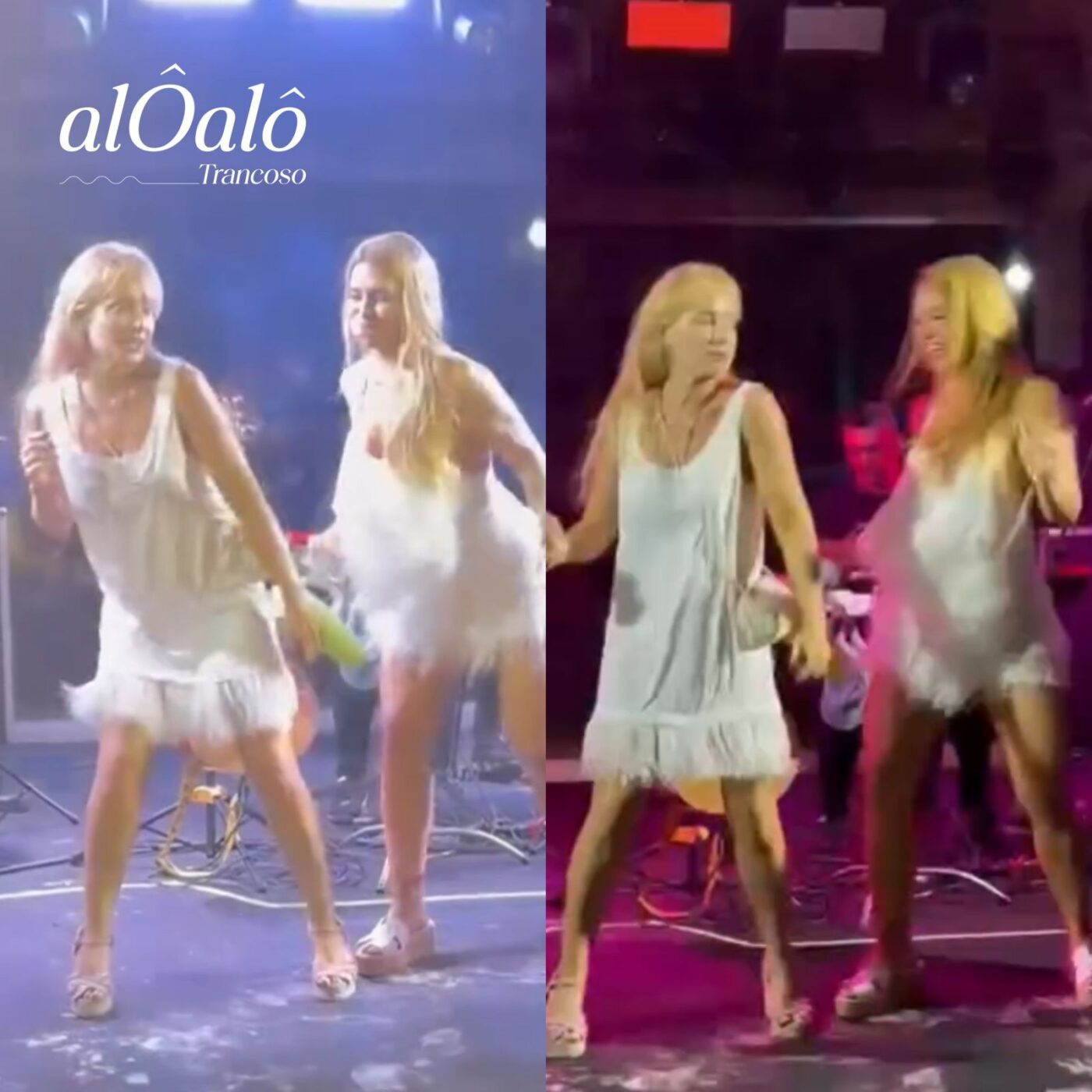 Angélica dança com Virginia Fonseca durante festa com show de Nattan em Trancoso; veja vídeo