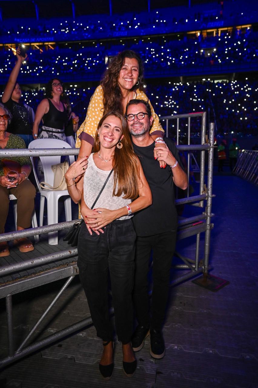 Regina Casé, Paula Marinho e Miguel Pinto Guimarães