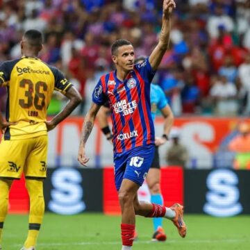 Bahia vence o Sport, chega aos 60 pontos e leva decisão da vaga direta à Libertadores para o Maracanã