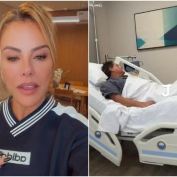 Poliana Rocha atualiza estado de saúde de Leonardo após internação