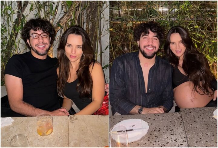 Grávida, Rafa Kalimann celebra um ano de namoro com Nattan: “Já somos uma família”