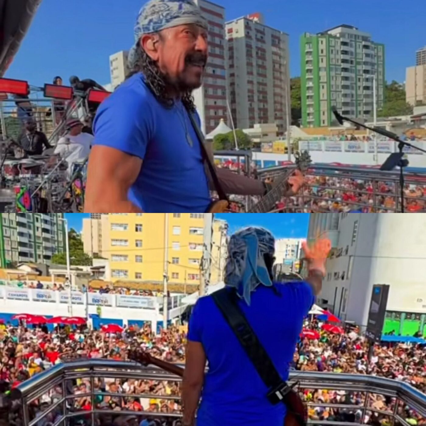 Tira o pé do chão! Bell Marques puxa trio em prévia de Carnaval em Salvador
