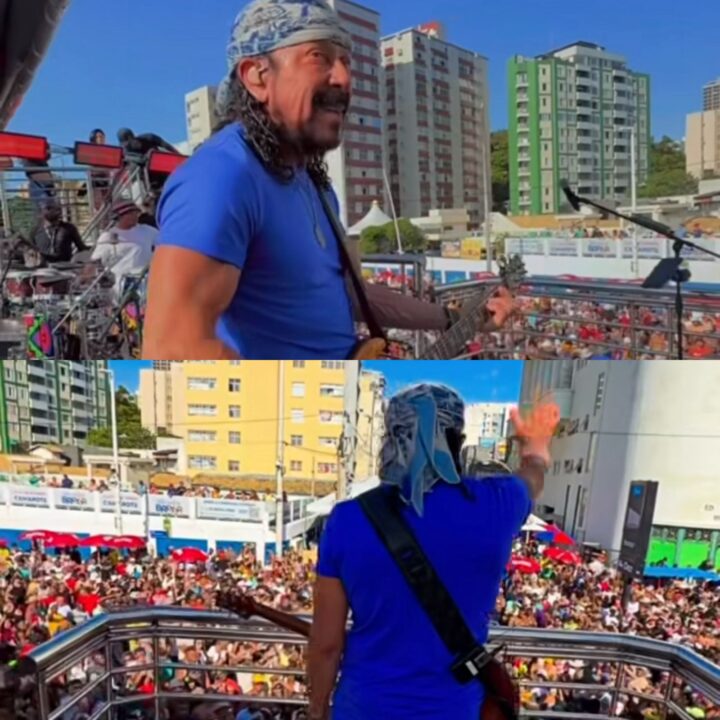 Tira o pé do chão! Bell Marques puxa trio em prévia de Carnaval em Salvador