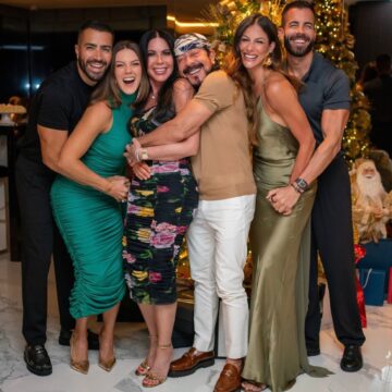 Bell Marques reúne filhos e noras para celebrar o Natal em Salvador