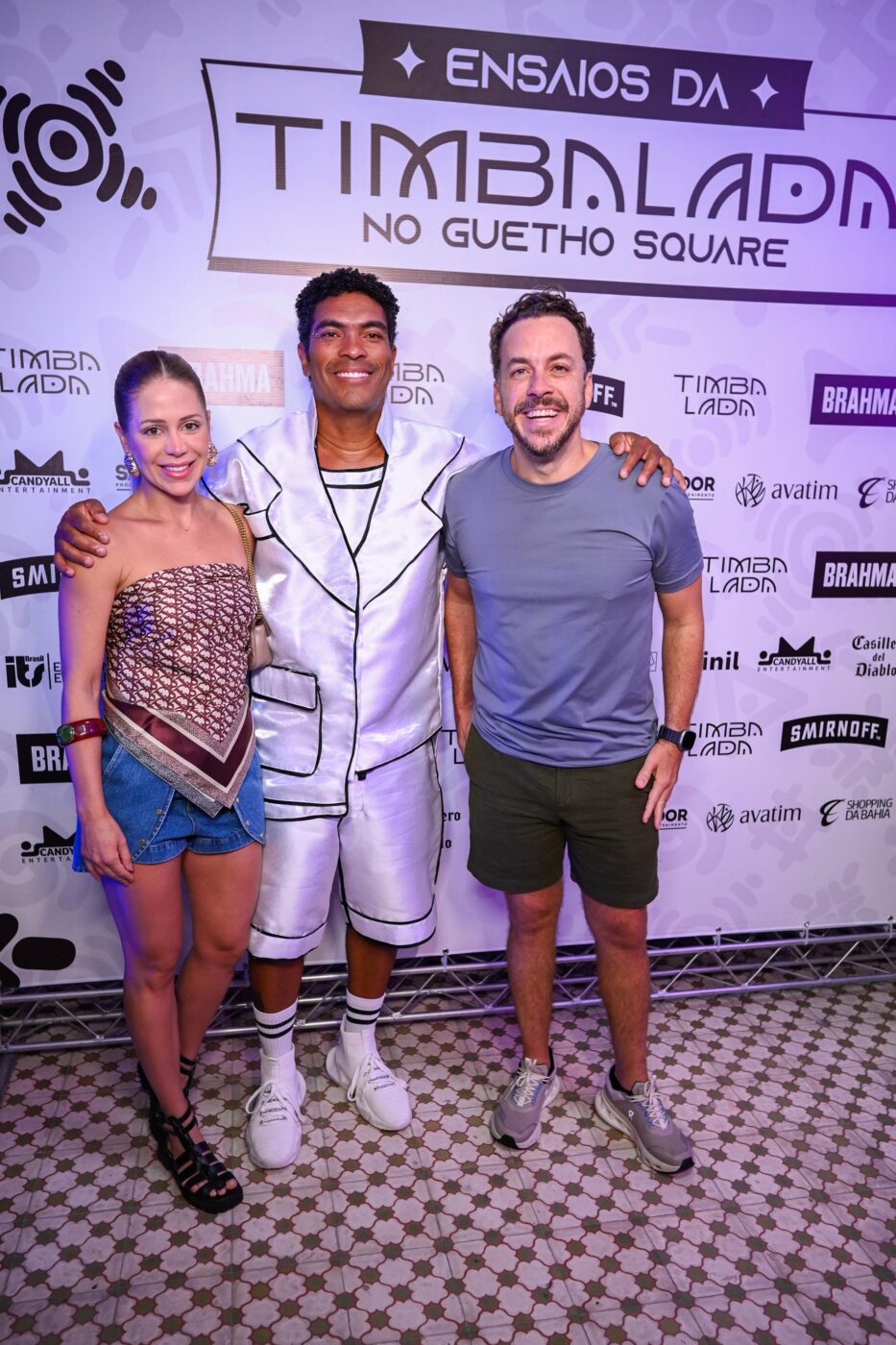 Nathalia Malta, Denny Denan e Marcelo Britto