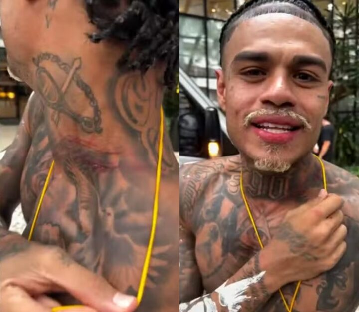 MC Cabelinho relata tentativa de assalto no Pelourinho: ‘Olha o meu pescoço’