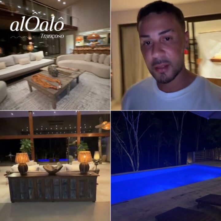 Carlinhos Maia faz tour por mansão onde vai passar Ano Novo em Trancoso; veja fotos