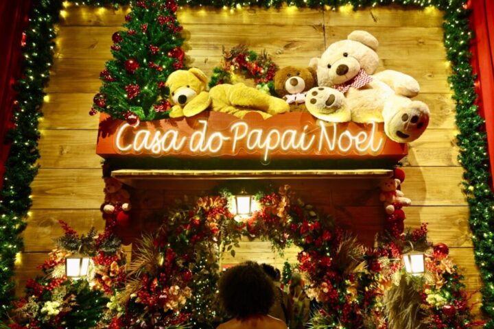 Com entrada gratuita, Casa do Papai Noel reúne presépio, brinquedoteca e mezanino de guloseimas no Centro Histórico