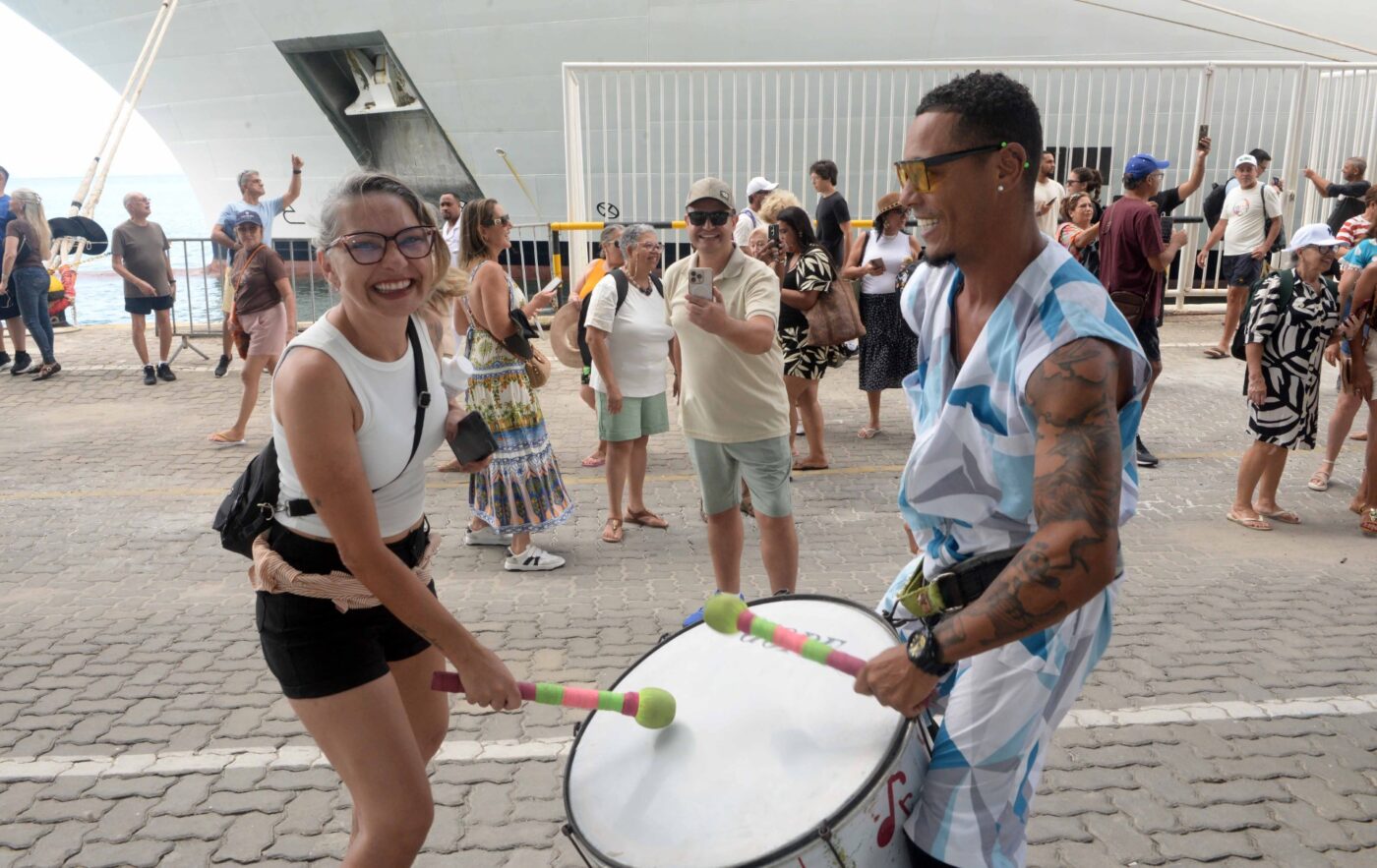 Cidade em festa: Salvador recebe 5,2 mil turistas do primeiro cruzeiro de dezembro