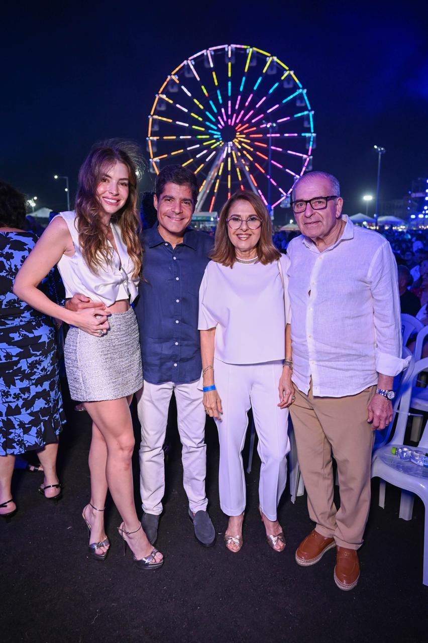 Mariana Magalhães, ACM Neto, Rosário Magalhães e ACM Júnior