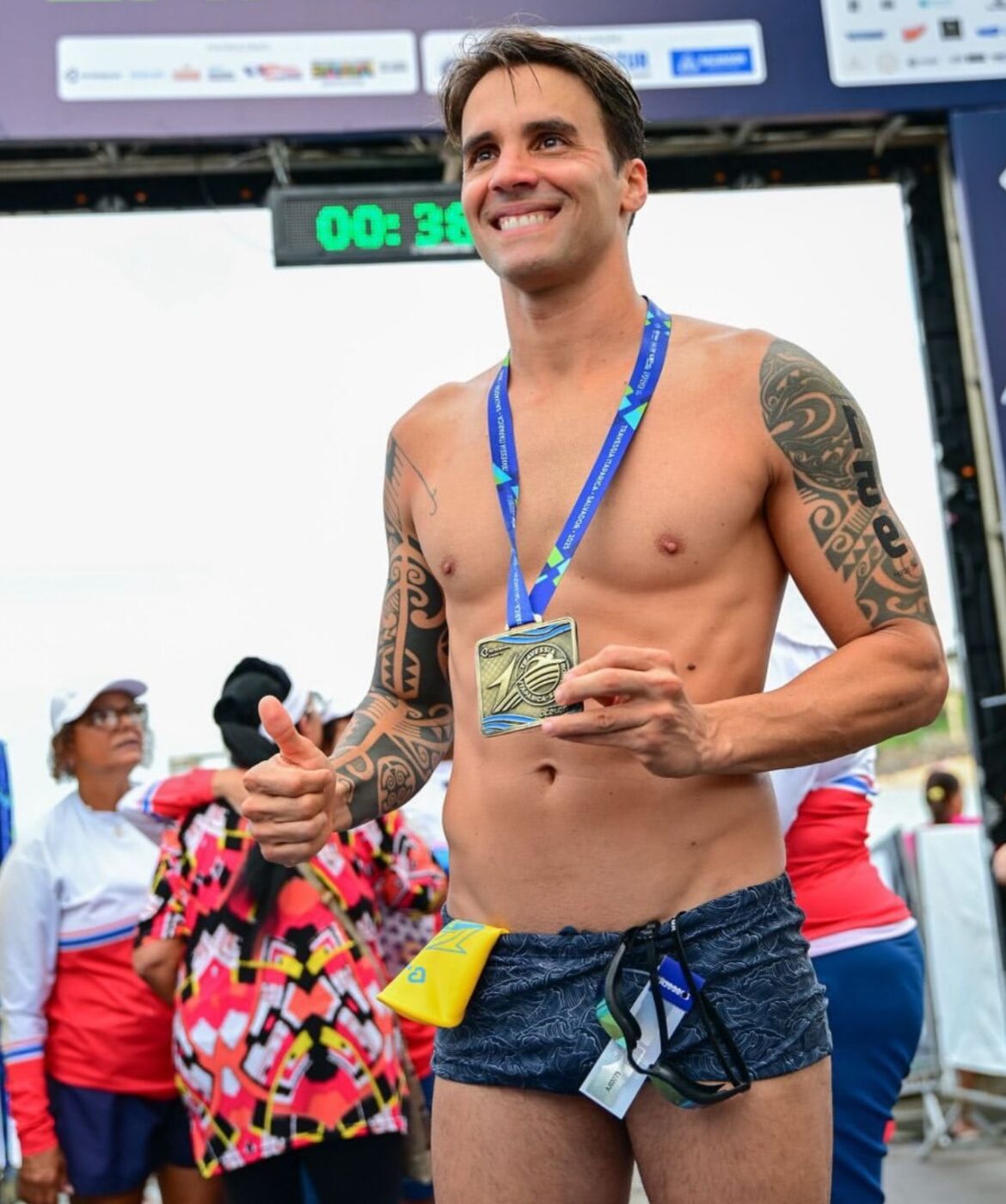 “Gratidão imensa”: Daniel Cady participa pela segunda vez da travessia Itaparica–Salvador