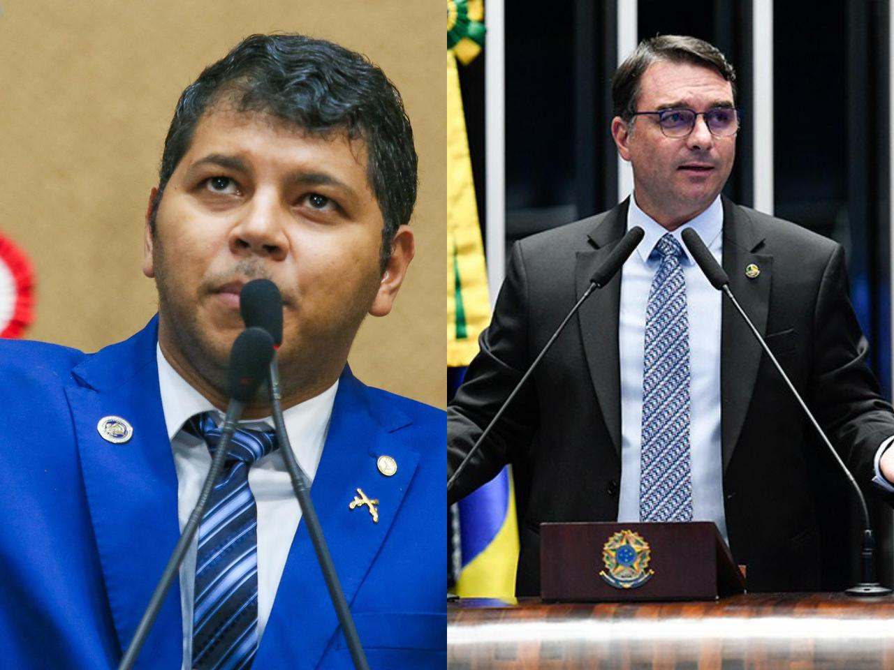 Deputado propõe Comenda Dois de Julho para Flávio Bolsonaro