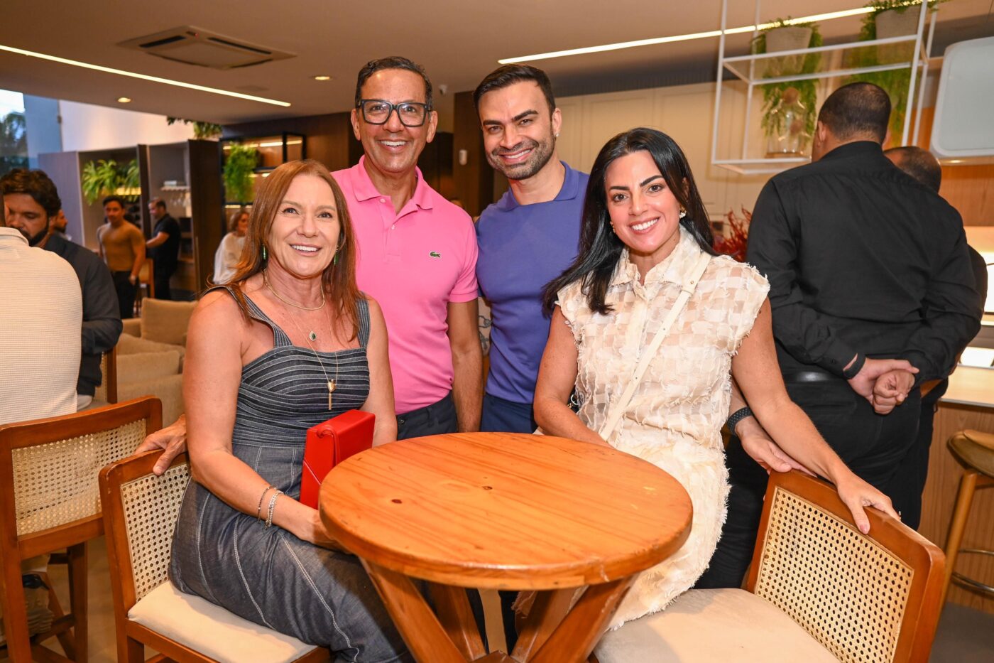 Adélia Estevez, Rogério Menezes, Flavio Moura e Daniela Lopes