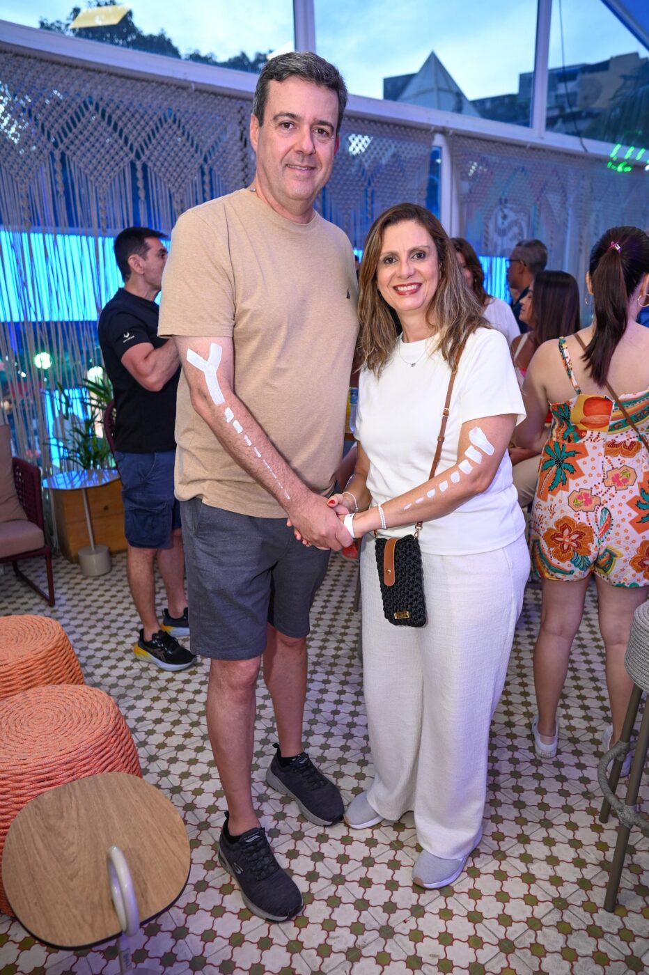 Almirante Gustavo Garriga e Andreia Garriga