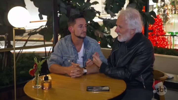 Otávio Mesquita se emociona ao revelar que descobriu paternidade do filho após teste de DNA