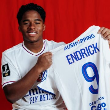 Endrick é do Lyon: clube francês confirma contratação por empréstimo