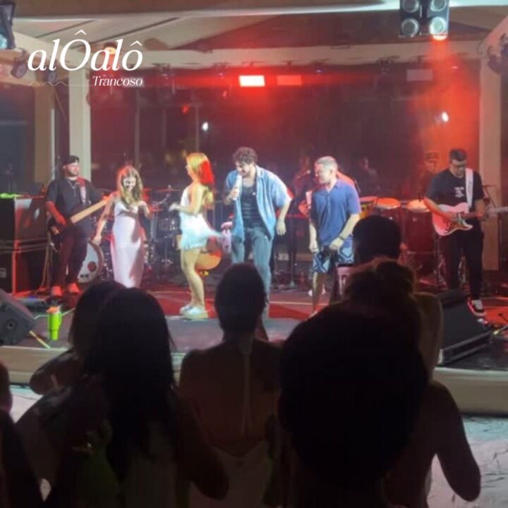 Luciano Huck e filha dançam com Virginia Fonseca durante show de Nattan em festa em Trancoso; veja vídeo