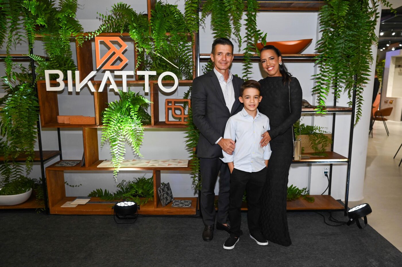 Márcio, Diana e Guilherme Nascimento