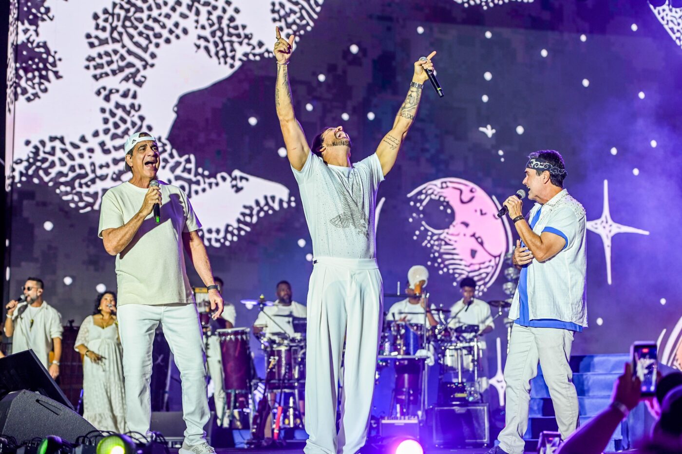 Durval Lelys, Felipe Pezzoni e Ricardo Chaves