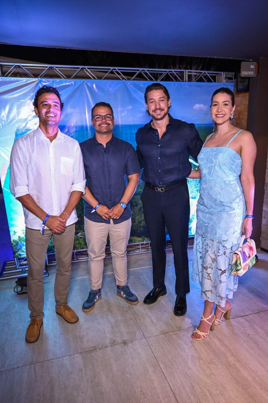 Guido Ramos, Lucas Passos, Filipe e Priscila Agra