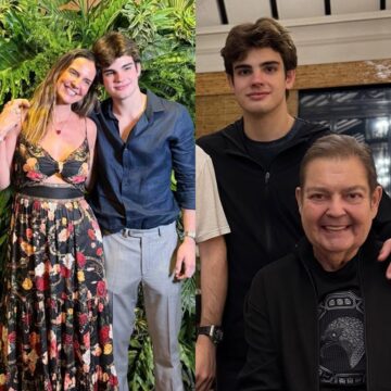 Filho caçula de Faustão, Rodrigo Silva abre álbum da formatura no Ensino Médio: ‘Maravilhosa’