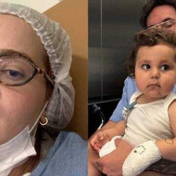 Filho de Viih Tube passa por procedimento após acidente: ‘Novamente anestesiado’