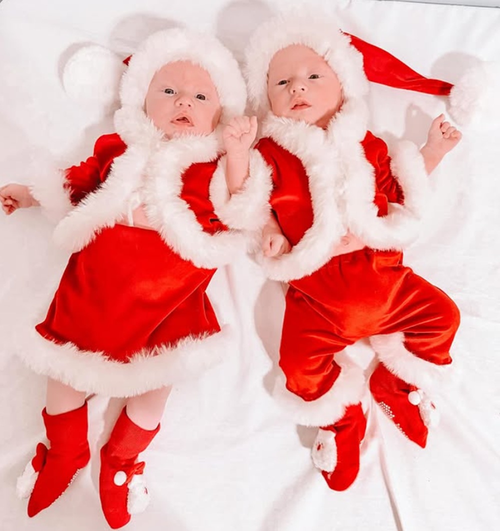 Paulinha Leitte celebra os dois meses dos gêmeos: ‘Não lembro da vida sem vocês’