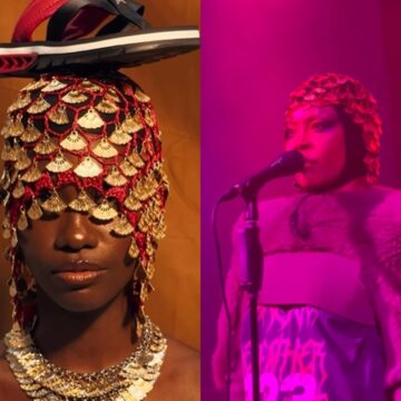 Erykah Badu usa acessório de marca baiana em show na Itália