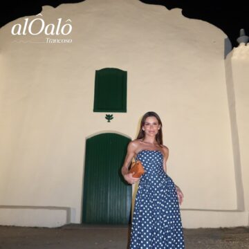 Influenciadora Juju Norremose chega a Trancoso para o réveillon