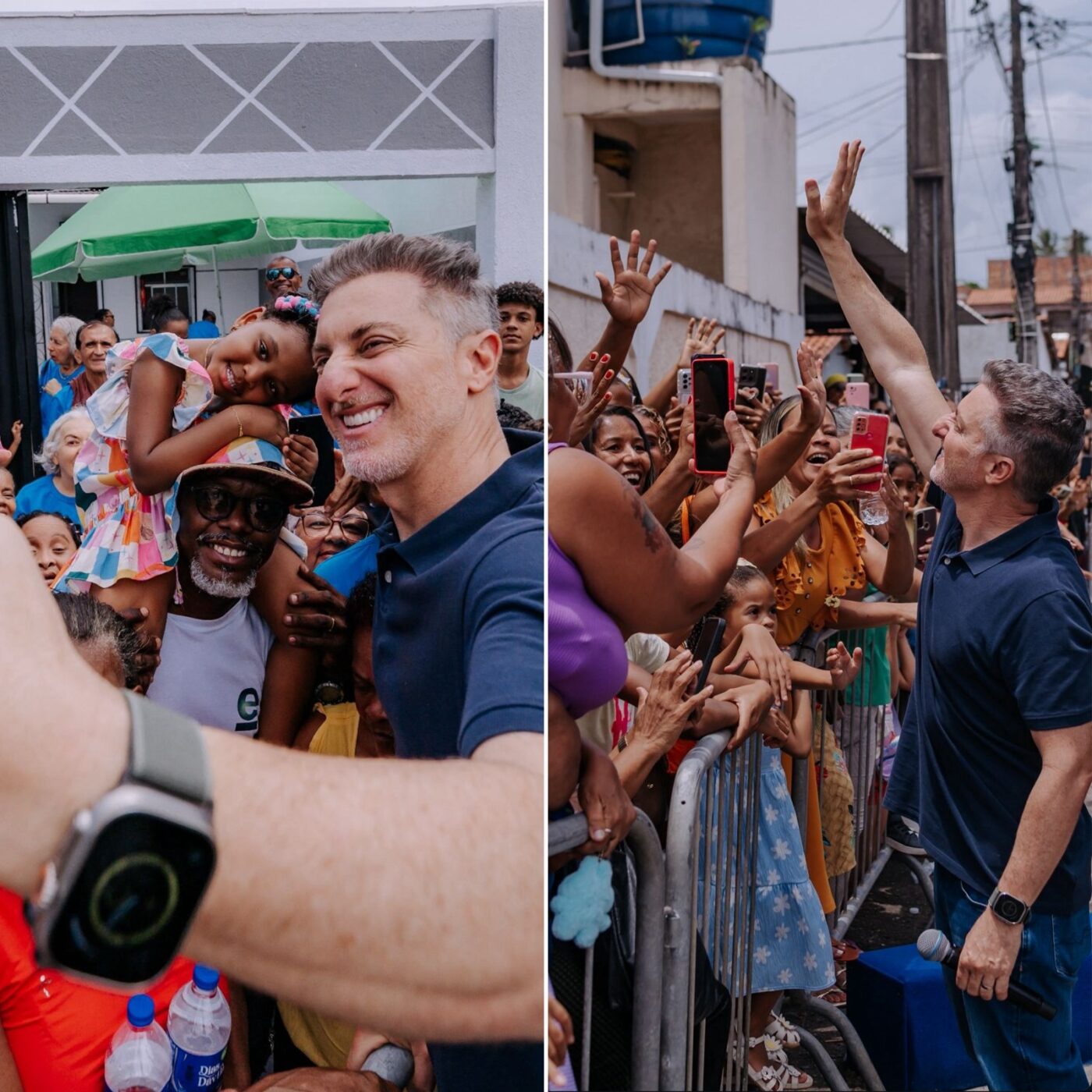 ‘Domingão com Huck’ grava quadro especial em Lauro de Freitas