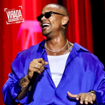 Léo Santana se apresenta no Virada Salvador e defende o pagodão como música popular brasileira