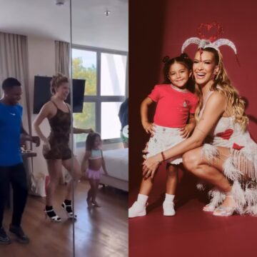 Filha de Lore Improta e Léo Santana rouba a cena em aula de samba e viraliza; assista