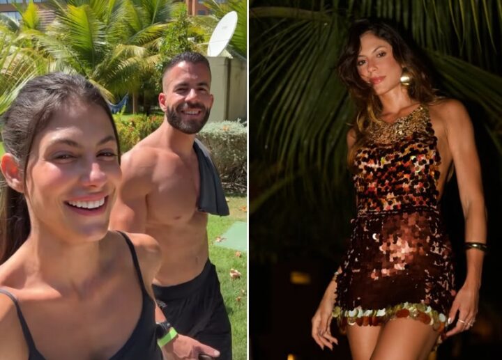 Mari Gonzalez curte festas de pré-réveillon com Pipo Marques em Carneiros