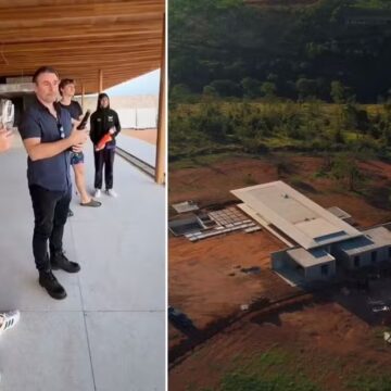 Murilo Rosa visita obra da nova mansão com a família: “Sonhamos em passar o Natal aqui, mas não deu”